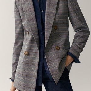 Massimo Dutti Double Breasted Blazer